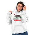 thumbnail image 4 of Flag Hoodies Sweat Shirts Sweatshirts CA Love Bear California Vacation Souvenir, 4 of 6
