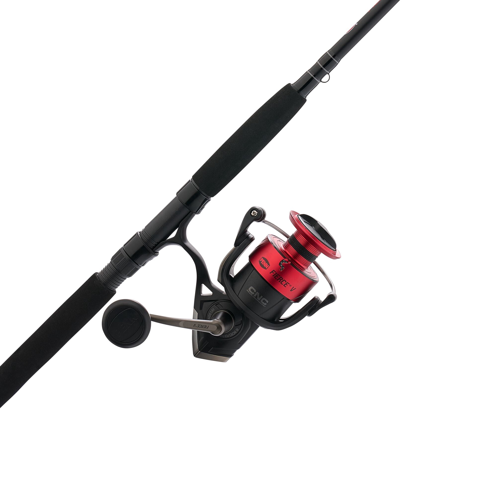 PENN Fierce® V Travel Combo, 7' 3-pc Medium Heavy Fishing Rod, 6000-Size Reel