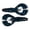 Blue Black, variant on Z Man Hella CrawZ 3.75'' Black Blue 3pk