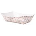 thumbnail image 2 of Boardwalk Paper Food Baskets, 3 lb Capacity, Red/White, 500/Carton -BWK30LAG300, 2 of 9