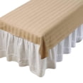 thumbnail image 6 of Stgfyxgs Salon Sofa Cover, with Face Hole, Professional Massage Table Cover, Washable, Lightweight And Soft, Beauty Bed Cover for Salon Khaki, 6 of 9