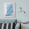 thumbnail image 3 of Stupell Industries Glam Indiana Agate Blue US State Design Canvas Art, 30 x 40, by Ziwei Li, 3 of 7