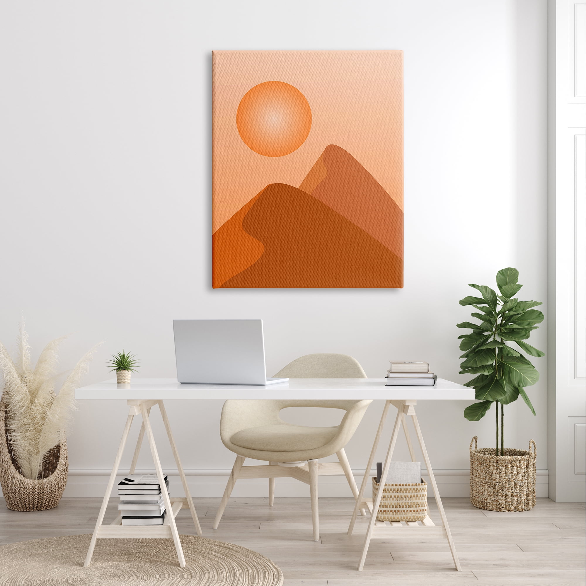 Stupell Industries Sun Burnt Sand Dunes Tall Ridges Children's Art ,36 x 48, Design by Martina Pavlova
