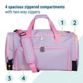 thumbnail image 2 of Wildkin Kids Weekender Duffel Bag for Boys and Girls, 22 Inch (Lilac), 2 of 8