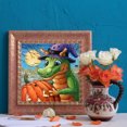 thumbnail image 2 of Cuadros Decorativos 5D DIY diamante pintura calabaza dragón completo redondo taladro artesanías mosaico diamantes de imitación Ehuebsd Nuevos Originales, 2 of 9