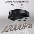 thumbnail image 4 of DREAME X40 Ultra Robot aspirador y trapeador extraíble y elevable, 12,000Pa de succión, limpieza total con cepillo lateral, autolimpieza a 70°C, evita obstáculos, navegación inteligente y modo mascota, 4 of 5