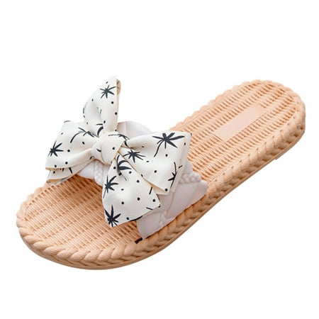 

Youmylove Holiday Beautiful Daisy Flower Summer Women Slide Slippers Flat Slippers Sandals Shoes Outdoor Fashion Hot Beach Walking Shoes Leisure Ladies Cozy Daily Walking