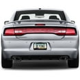 thumbnail image 4 of Dodge Charger in 3D Dark Gray Letters on Black Metal License Plate Frame, 4 of 8