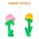 thumbnail image 4 of 5 piezas de rosas artificiales DIY Decoraciones de flores falsas para niños, 4 of 6
