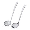 thumbnail image 1 of Abbracc 2xStainless Steel Colander Soup Ladle Hot Pot Kitchen Cooking Utensils S, 1 of 9