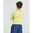 thumbnail image 4 of Real Essentials 3 Pack:Youth Rashguard Hoodie UPF UV Sun Protection Long Sleeve Swim Fishing Shirt - Boys & Girls (Ages 4-16), 4 of 6