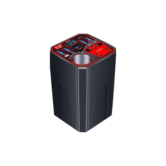 Car Charger 12V/24V to 220V Universal High-Power Inverter Fast Charging Socket