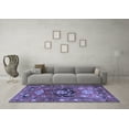 thumbnail image 3 of Ahgly Company Indoor Rectangle Persian Blue Traditional Area Rugs, 3' x 5', 3 of 4