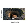 thumbnail image 3 of Modern Abstract Visual Trap Area Rug Non- Floor Mat for Contemporary Living Room and Bedroom, 3 of 5