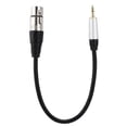 thumbnail image 1 of XLR Cable,Stereo 3.5mm Male to Adapter XLR Female Unbeatable Value, 1 of 9