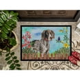 thumbnail image 3 of Carolines Treasures CK1203MAT German Shorthaired Pointer Spring Door Mat Indoor Rug or Outdoor Welcome Mat 18x27 Doormat, 3 of 4