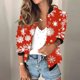thumbnail image 1 of Sudadera informal de manga larga con capucha y chaquetas para mujer Sudadera holgada de manga larga con cremallera Chaqueta informal de béisbol de punto grueso Chaqueta de poliéster para mujer, 1 of 5