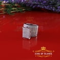thumbnail image 6 of King of Bling's 925 Sterling Silver White CZ 7.00ct Women's Cindarella Ring Size 8, 6 of 12