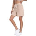 thumbnail image 3 of POSESHE Women's Plus Size High Waist Workout Yoga Sweatpants, Summer Drawstring Jogging Shorts, L-5X, 3 of 5