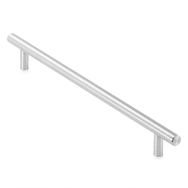 Cauldham Solid Stainless Steel Euro Style Pull Handle Brushed
