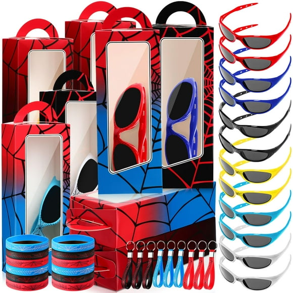 Artículos para fiestas Tellegloww Spider Birthday, 48 unidades, con caja