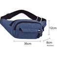 thumbnail image 2 of Riñonera para correr para hombres y mujeres, bolsa de deportes al aire libre multifuncional impermeable y resistente al desgaste, azul, 2 of 5