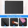 thumbnail image 2 of Washer and Dryer Top Protector Mat,23.6" x 19.7" Silicone Rubber Mat for Laudry Machine & Dryer,Non Slip Heavy Duty Waterproof Washable Top Cover Pad for Home Kitchen Laundry Room, 2 of 7