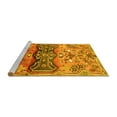thumbnail image 2 of Ahgly Company Machine Washable Indoor Rectangle Animal Yellow Traditional Area Rugs, 5' x 8', 2 of 4