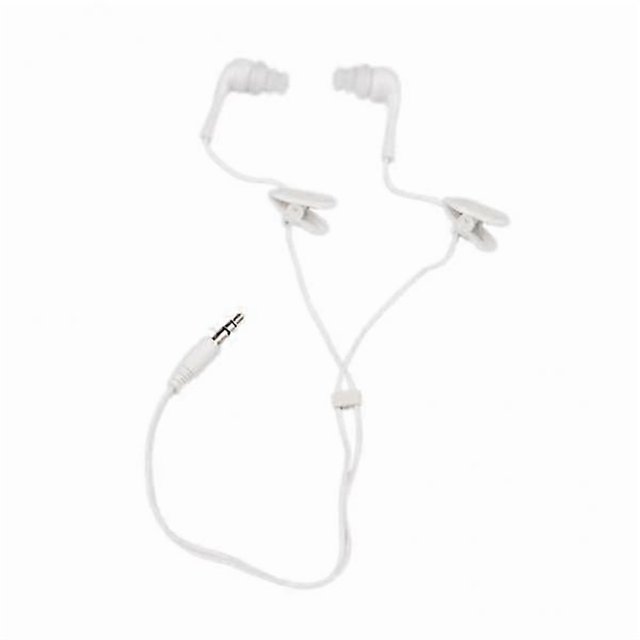 3X 3.5mm Sport Underwater Audio Waterproof Earphone Headphones for iPod White