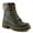 Forest Green Multi, variant on Canario Women’s Water-Resistant Faux Leather Lace-Up Winter Booties with Faux Fur Lining