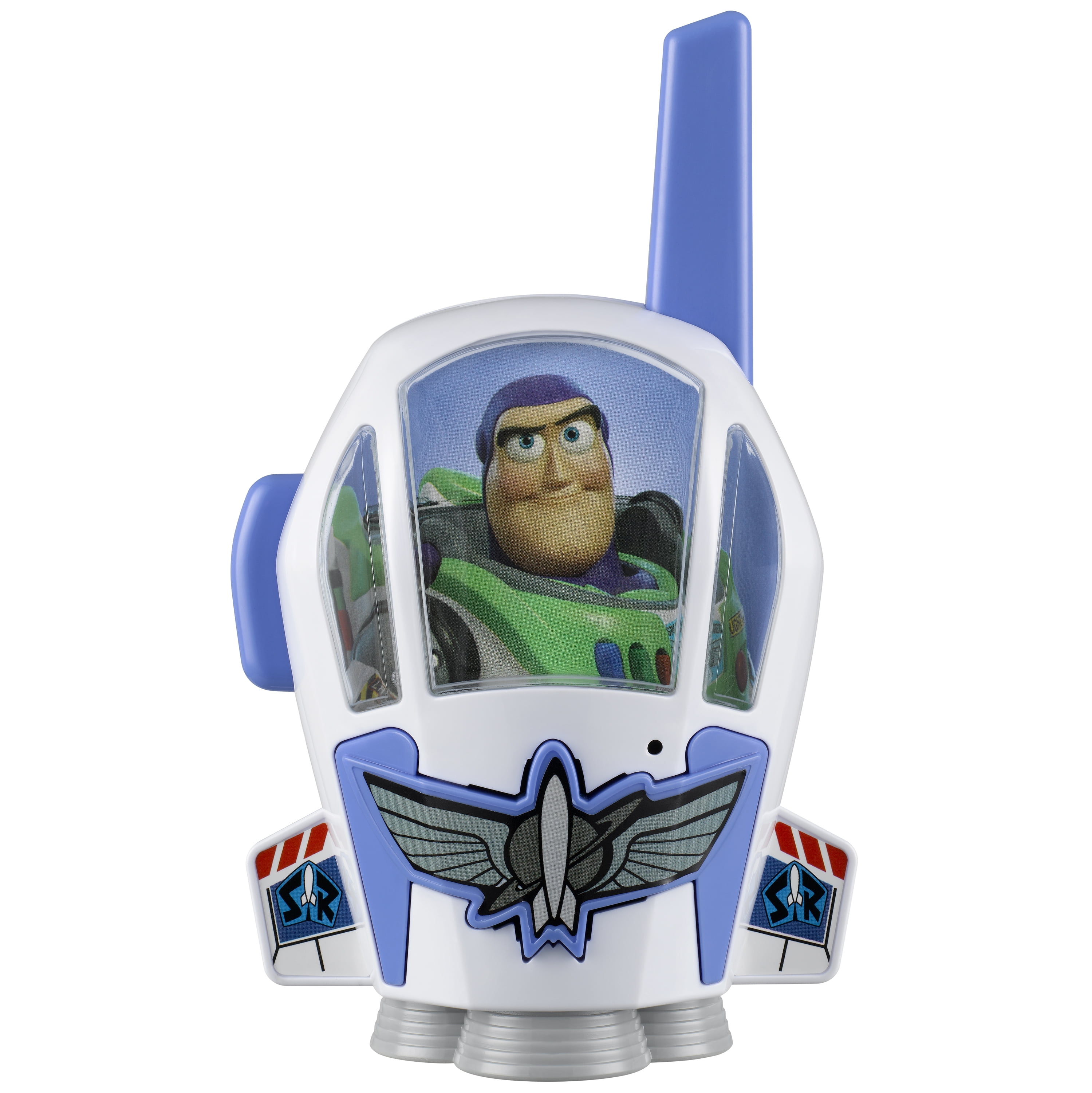 Disney Pixar Toy Story Buzz Lightyear Kids Walkie Talkies, 2-Pack with Push-to-Talk, up to 750 ft Range, Ages 3+