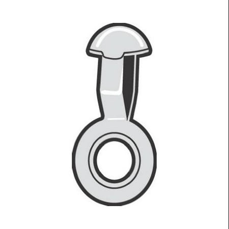 Brass Repair Coupling - Hy-Ko KB206N Brass Coupling Connector, #10AD, Nickel Plated, 100-Pack