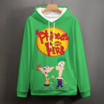 thumbnail image 4 of Phineas And Ferb Unisex Adult Hoodie Casual Hooded Sweatshirt Pullover Novelty 3D Printed Sweater Jacket XL, 4 of 8