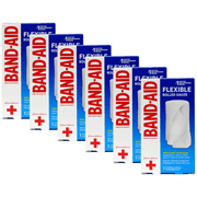 Band-Aid Flexible Rolled Gauze with Kling Technology 1 Roll 3 inch x 2.5 Yards Pack of 6