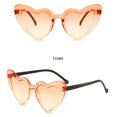 thumbnail image 3 of Kids Heart Shape Sunglasses - Fashionable Gradient Lenses, Comfortable Fit, UV Protection, 3 of 8