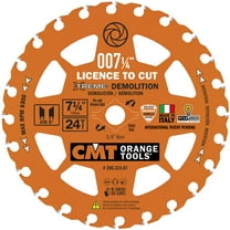 Cmt 7-1/4In 24T Wood Demolition Circular Saw Blade