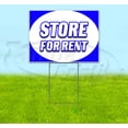 thumbnail image 1 of Store For Rent (18" x 24") Yard Sign, Includes Metal Step Stake, 1 of 6