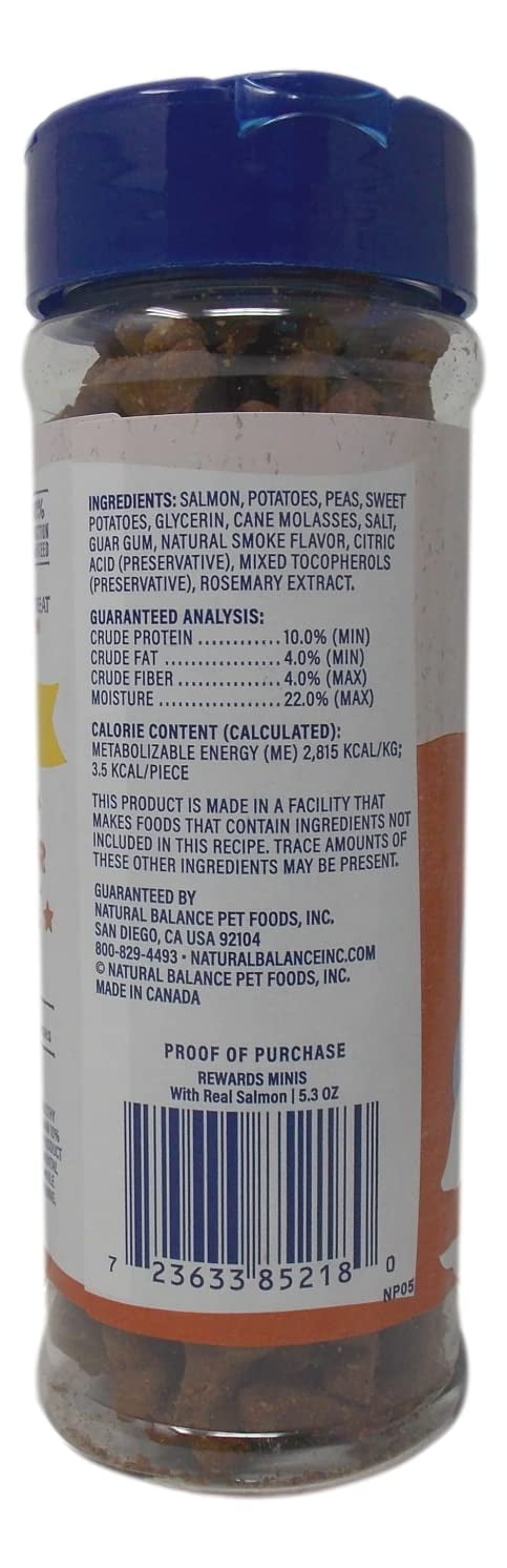 Mini Dog Treats,  L.I.D. (1) Each: Salmon, Chicken, Turkey (5.3 Ounces) MerlinsMart Zine| Naturals Balance