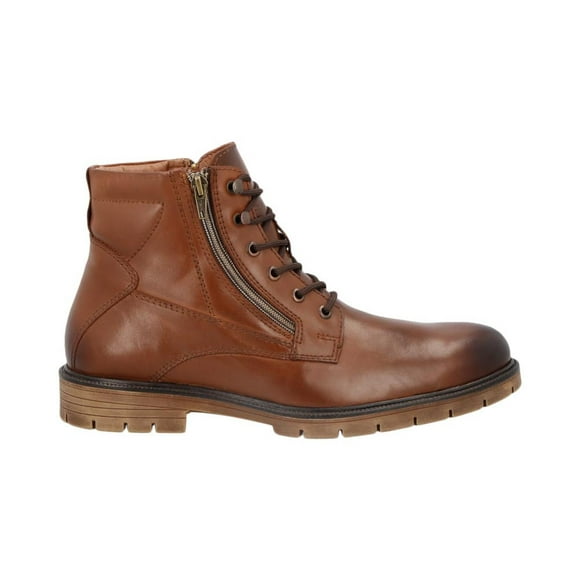 Bota Hombre Kipon Casual Tubo Zipper Agujetas Degradado Lisa cafe 25