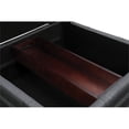 thumbnail image 6 of Detour Strap Square Storage Ottoman in Charcoal Fabric, 6 of 9