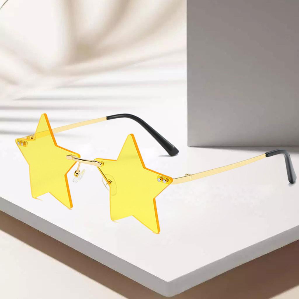 BARBIE DOLL BIG OVERSIZED STAR SHAPED YELLOW SUNGLASSES | eBay