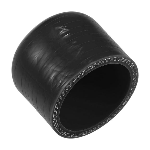 Unique Bargains 1 Pcs 30mm Length 40mm/1.57" ID Black Silicone Rubber Hose End Cap Silicone Reinforced Blanking Cap