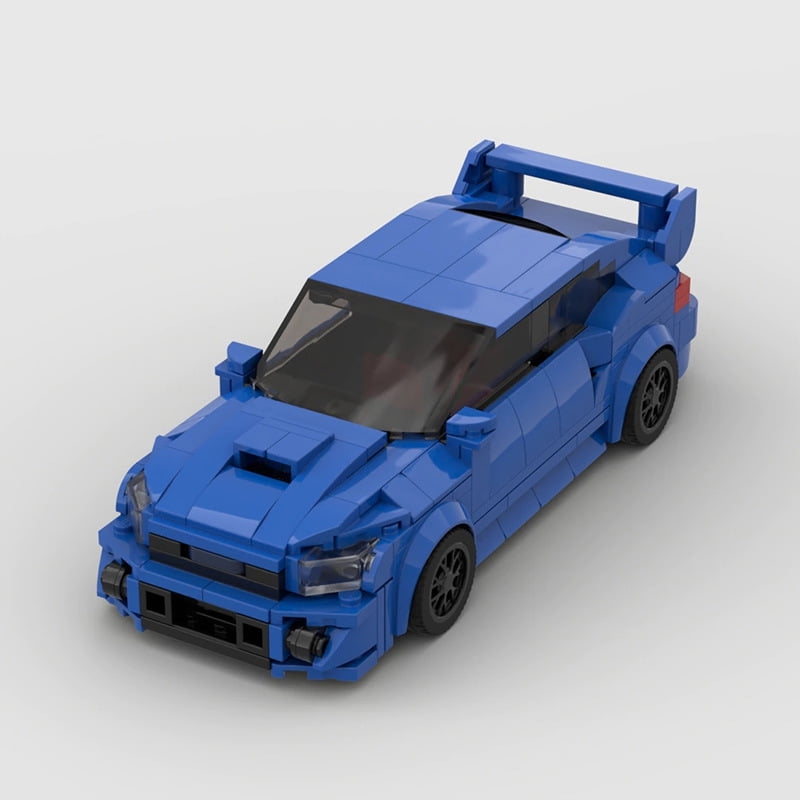 MOC building blocks compatible with Lego racing speed series