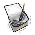 thumbnail image 3 of Lithium Battery Safety Storage Bag, Fireproof And Explosion-Proof For Model Aircraft Battery Mobile Power Supply, And Other Lithium Battery Devices, 215*165*145Mm Size, 1, 3 of 7