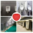 thumbnail image 6 of 10 Pack Urinal Screen Cakes Blocks Deodorizer Pads Scent Lasts up to 30 Days Anti-Splash Fresh and Ideal for Public and Domestic Men Bathrooms Cherry Fragrance Rubber Toilet Bowl Clip, 6 of 7