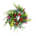 thumbnail image 3 of Coronas de flores artificiales para puerta de entrada, decoración colgante, corona floral, corona para puerta 40cm, 3 of 9