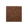 thumbnail image 4 of GroundSmart 16" x 16" x 3/4" Brown Dual-Sided Rubber Garden Patio Paver, 60 Pack, 4 of 12