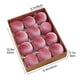thumbnail image 3 of Adornos navideños, adornos navideños, regalos navideños, 12 bolas navideñas de terciopelo flocadas, adornos navideños de plástico, adornos colgantes decorativos navideños, decoración para árbol de Nav, 3 of 8