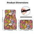 thumbnail image 3 of Junzan Fruit-Flavored Ice-Cream for Car Floor Mats,Car Carpet Mats Car Interior Protection with Anti-Slip Backing Car Accessories Fit for SUV/Vans/Sedans/Trucks,Set of 4pcs, 3 of 7