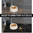 thumbnail image 3 of Dog Food Mats for Floors Super Absorbent, Pet Cat Food Mat - Non Slip Dog Bowl Mats for Food and Water, Eco-Friendly Boho Dog Placemats Feeding Mat, 3 of 6